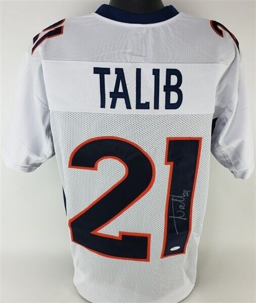 Aqib Talib Signed Denver Broncos Jersey (JSA COA) 5×Pro Bowl (2013–2017)  D.B.