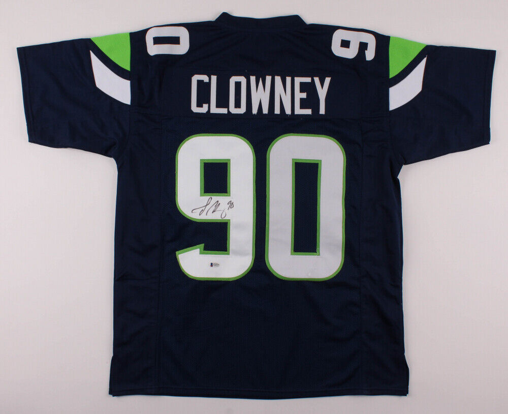 Jadeveon Clowney Signed Seahawks Jersey (Beckett COA) 2014 #1 Draft Pick Overall
