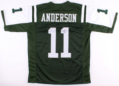 Robby Anderson Signed Jets Green Jersey (JSA COA)2017 New York #1 Wide Receiver