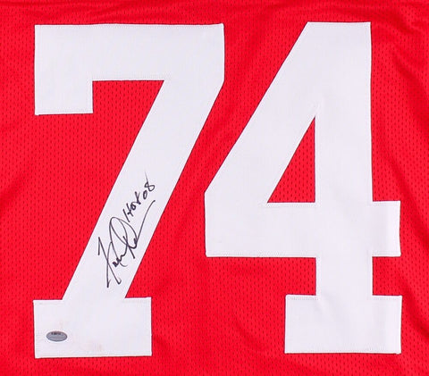Fred Dean Signed San Francisco 49ers Throwback Jersey Inscribed"HOF 08"(JSA COA)