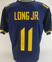 David Long Jr. Signed West Virginia Mountaineers Jersey (JSA COA) Titan's L.B.