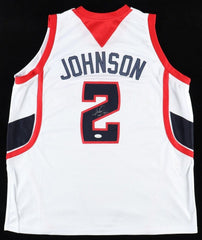 Joe Johnson Signed Atlanta Hawks Jersey Inscribed "Iso Joe" (JSA COA)