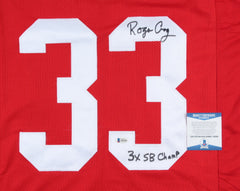 Roger Craig Signed San Francisco 49ers Jersey Inscribed 3xSB Champ (Beckett COA)