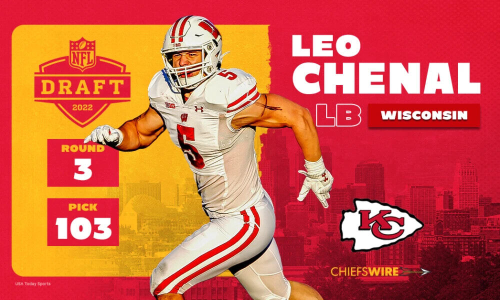 Leo Chenal Signed Kansas City Chiefs Jersey (Beckett) 2022 3rd