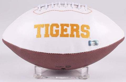 Michael Sam Signed Missouri Tigers Logo Football (Radtke COA) St Louis Rams D.E.