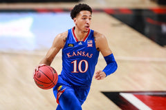 Jalen Wilson Signed Kansas Jayhawk Jersey (PSA) 2022 NCAA Champion Power Forward