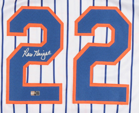 Ray Knight Signed New York Met Jersey (Steiner) Scored Winning Run 1986 Game 6