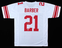 Tiki Barber Signed New York Giants Jersey (JSA COA) 3×Pro Bowl R.B. 2004–2006