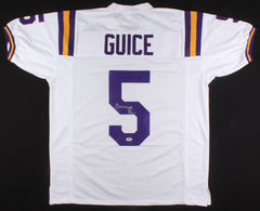 Derrius Guice Signed LSU Tigers Jersey (PSA COA)  Redskins Rookie Running Back