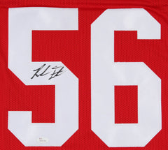 Reuben Foster Signed 49ers Red Jersey (JSA COA) San Francisco Linebacker