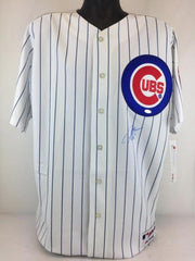 Derrek Lee Signed Chicago Cubs Pinstipped Jersey (Steiner) NL Batting Champ 2005