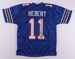 Bobby Hebert Signed Michigan Panthers Jersey Insc "U.S.F.L. 83' MVP" Beckett COA