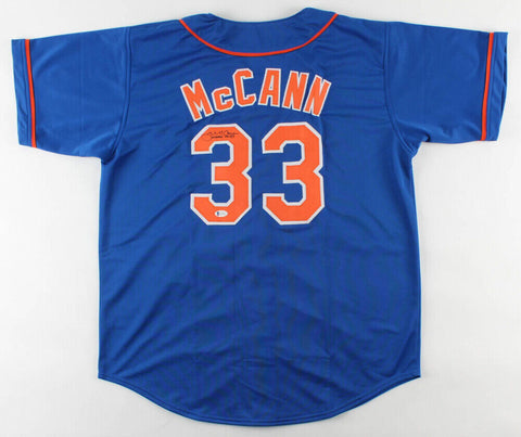 James McCann Signed New York Mets Jersey (Beckett COA)   2019 All Star Catcher