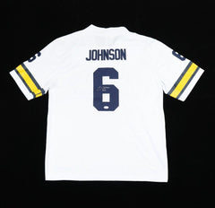 Cornelius Johnson Signed Michigan Wolverines Jersey (JSA COA) Jr. Wide Receiver