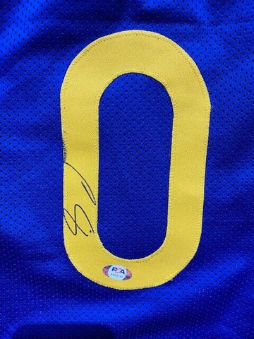 Friendly Confines Chris Mullin Signed Team USA Jersey (PSA Holo) Golden State Warriors 5xAll Star