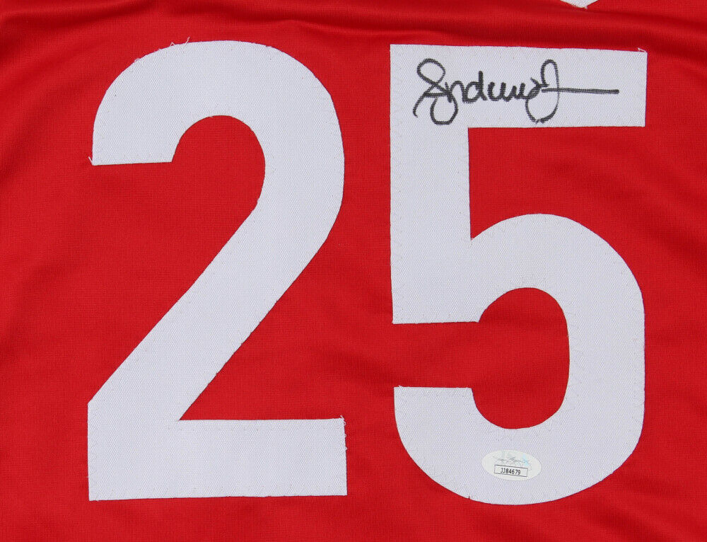 andruw jones autographed jersey