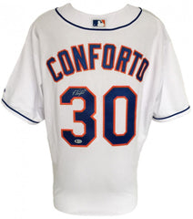 Michael Conforto Signed Mets Majestic Jersey (Beckett) 2017 All Star Outfielder