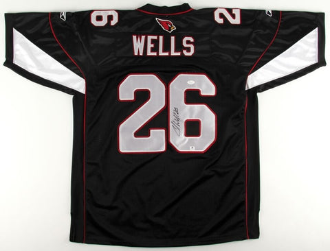 Chris "Beanie" Wells Signed Cardinals Reebok Jersey JSA  Ohio State All American