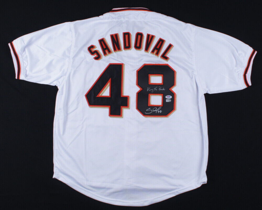 Pablo Sandoval Signed #8 Jersey Number (Beckett)