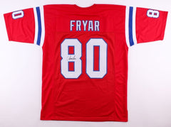 Irving Fryar Signed New England Patriots Jersey (JSA Hologram) Super Bowl XX W.R
