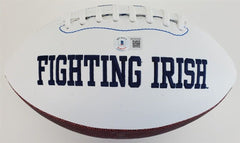 Kyren Williams "Play Like A Champion Today!" Signed Notre Dame Logo Football