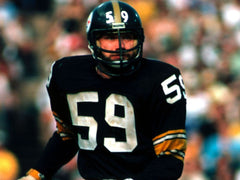 Jack Ham Signed Pittsburgh Steelers Mini Helmet Inscribed HOF 88 (Schwartz COA)