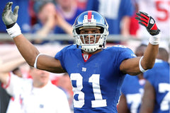 Amani Toomer Signed New York Giants Jersey Inscribed "S.B. XLII Champ" (Beckett)