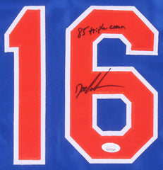 Dwight Gooden Signed New York Mets Jersey Inscribed "85 Triple Crown" (JSA COA)