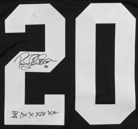 Rocky Bleier Signed Pittsburgh Steelers Jersey Inscribed "SB IX X XIII XIV"  JSA