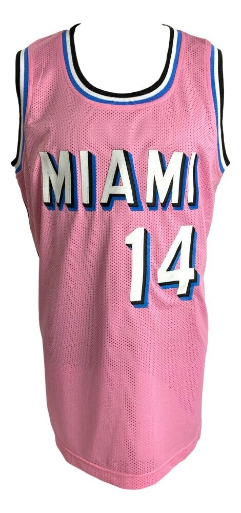 Tyler Herro Miami Heat Autographed Signed Jersey Miami Vice Pink JSA COA  HOT!
