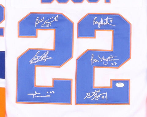 New York Islander Jersey Team-Signed by Six Key Players / 4 Cup Teams (PSA COA)