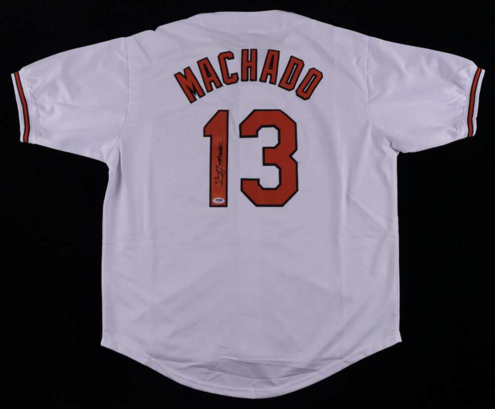 Manny Machado Signed Baltimore Orioles Jersey (PSA Hologram) 5xAll