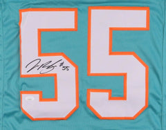 Jerome Baker Signed Miami Dolphins Jersey (JSA) Ex-Ohio State / Linebacker
