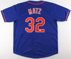 Steven Matz signed New York Mets jersey JSA / NL Rookie of the Month (May 2016)