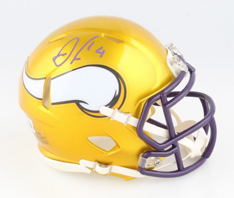 Caseys Distributing Minnesota Vikings 1961-79 Throwback Replica Mini Helmet  w/Z2B Mask 9585597675