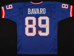 Mark Bavaro Signed New York Giants Blue Jersey (Schwartz COA) 2xSuper Bowl Champ