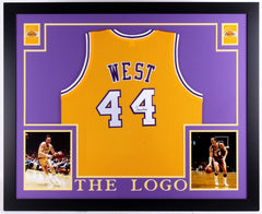 JERRY WEST Signed Custom L.A. LAKERS JERSEY w/ JSA Witnessed COA