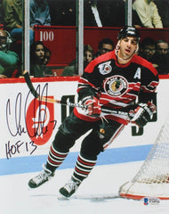Chris Chelios Signed Chicago Blackhawks Jersey (JSA COA) NHL Career 1984–2010