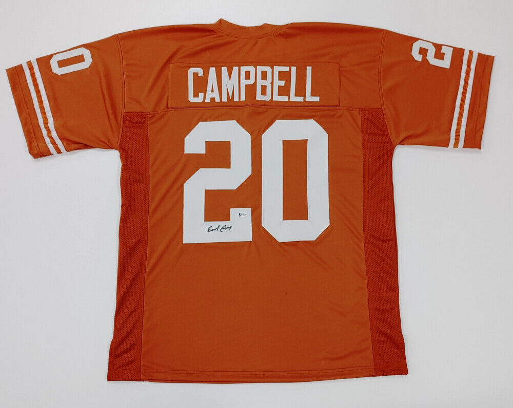 Earl Campbell Autographed Signed Framed Texas Longhorns Jersey 