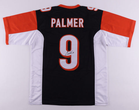 Carson Palmer Signed Cincinnati Bengals Jersey (JSA COA) 3×Pro Bowl Quarterback