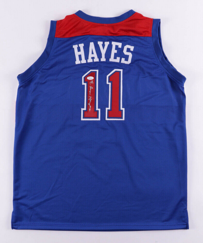 Elvin Hayes Signed Washington Bullets Jersey (JSA Hologram) Hall of Fame 1990