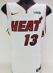 Bam Adebayo Signed Miami Heat Nike Dri-Fit Swingman Jersey (Beckett) Center