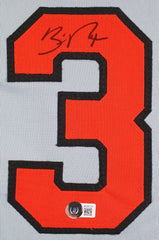 Billy Ripken Signed Orioles Jersey (Beckett) Remember the Famous 1989 Fleer Card