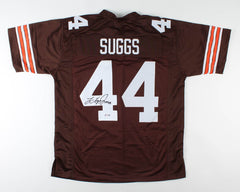 Lee Suggs Signed Browns Jersey (PSA COA) Cleveland's 4th Rd Pk 2003 R.B  Va Tech