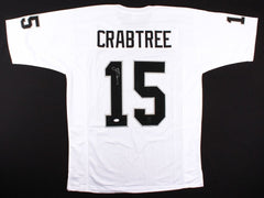 Michael Crabtree Signed Raiders Jersey (JSA) #10 Overall Pick 2009 NFL Draft