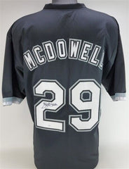 Jack McDowell Signed White Sox Black Jersey (JSA COA) 3×All-Star (1991–1993)