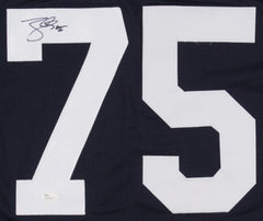 Tony Casillas Signed Cowboys Jersey (JSA)  2×Super Bowl Champion (XXVII,XXVIII)