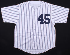 Cecil Fielder Signed New York Yankees Pinstriped Jersey (JSA COA) 3x All Star