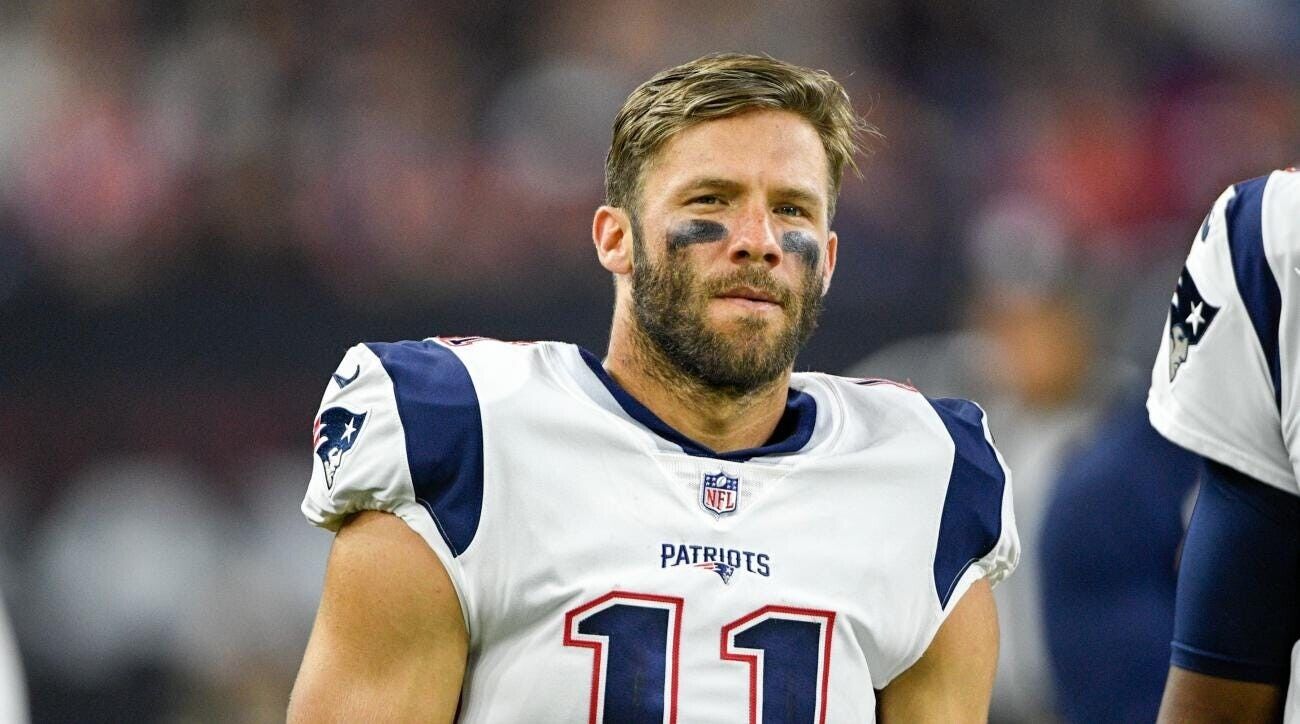 Julian edelman autographed sales jersey