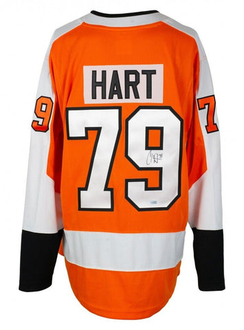 Carter Hart Signed Philadelphia Flyers Jersey (Fanatics) 2016 Draft Pk / Goalie
